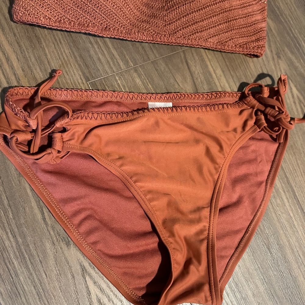 Rust Crochet Bikini Set - Picture 3 of 6